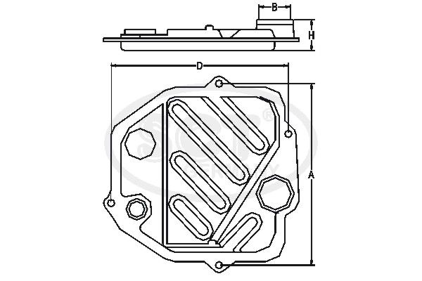 SCT GERMANY hidraulinių filtrų komplektas, automatinė transmis SG 1000